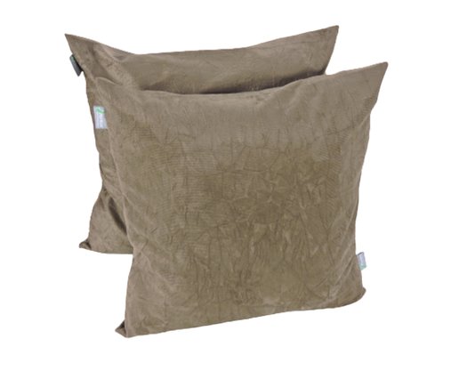Kit com 6 Capas de Almofadas 44cm X 44cm Fortex Cinza,Grafite E Marrom