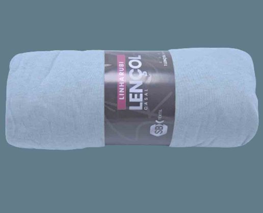 Lençol Casal Rubi Liso 01 Peça M32041 SBX Branco