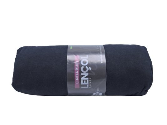 Lençol Casal Rubi Liso 01 Peça M32041 SBX Preto