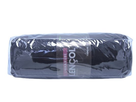 Lençol Casal Rubi Liso 01 Peça M32041 SBX Preto