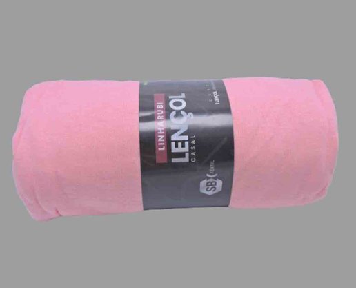 Lençol Casal Rubi Liso 01 Peça M32041 SBX Salmão