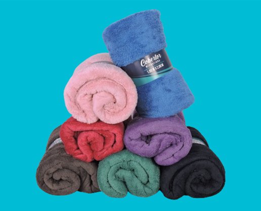 Manta Casal Microfibra Lisa 1.80X2,00CM Texfine Marrom