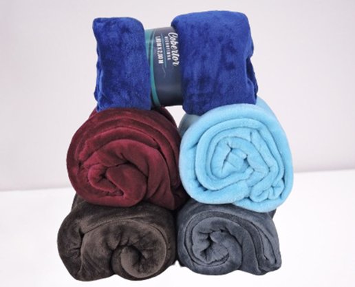 Manta Flannel Casal 1.80m X 2.00m 2180FL Texfine Chumbo