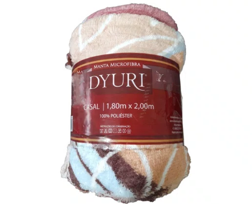 Manta Microfibra Estampada 180x200 Dyuri Rose