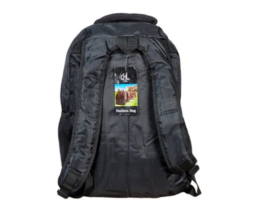 Mochila Unissex Adulto Alça Reforçada CHL7073 CHL Preto e Dourado