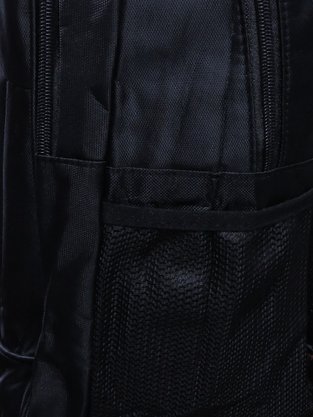 Mochila Unissex Adulto Sintético Com Detalhe De Recorte Frontal Sport Preto