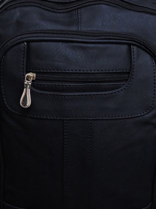 Mochila Unissex Courino Com Bolso Frontal X-6066 CH&LR Preto