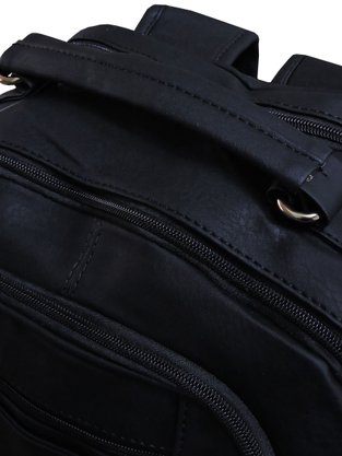 Mochila Unissex Courino Com Bolso Frontal X-6066 CH&LR Preto