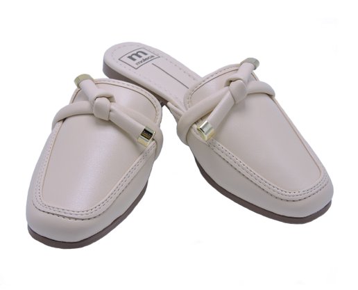 Mule Feminino Adulto 5722.109 Moleca Creme