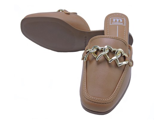 Mule Feminino Adulto 5722.110 Moleca Caramelo