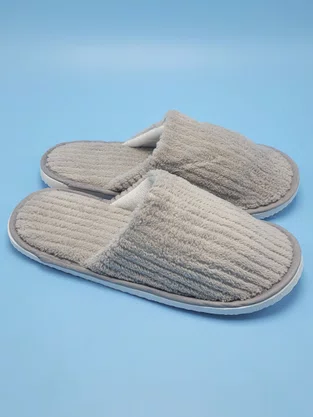 Pantufa Canelada Feminino Adulto PT10 Taiyang Cinza