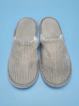 Pantufa Canelada Feminino Adulto PT10 Taiyang Cinza