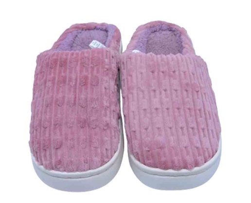 Pantufa Canelada Unissex Adulto QF-126 Center Lilás