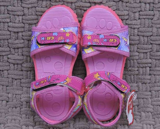 Papete Feminina Infantil estampa Unicórnio com Led X-03 Crik Rosa
