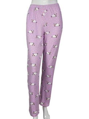 Pijama Feminino Adulto Em Suede Estampado 9200 Kanto Dos Sonhos Lilás