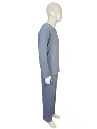 Pijama Masculino Adulto 100% Algodão 5629 Kanto Dos Sonhos Cinza
