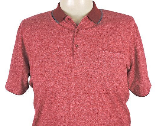 Camisa Polo Masculina Manga Curta Tamanho Especial PMI-104 Code Blue Vermelho