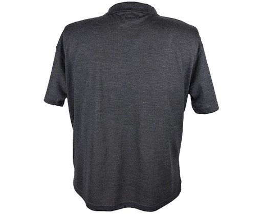 Camisa Polo Masculina Manga Curta Tamanho Especial PMI-102 Code Blue Cinza Escuro