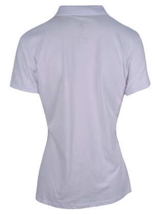 Polo Baby Look Feminina Adulto 1000004504 Malwee Branco