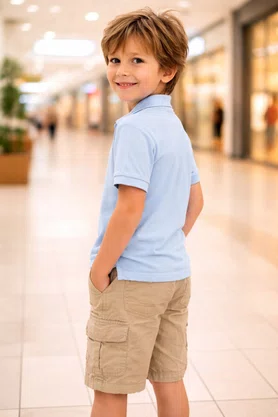Polo Tradicional Infantil Masculina 1000064995 Malwee Azul