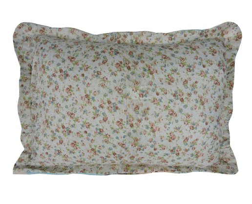 Porta Travesseiro Elegance Prints Estampado Floral Habitat Azul
