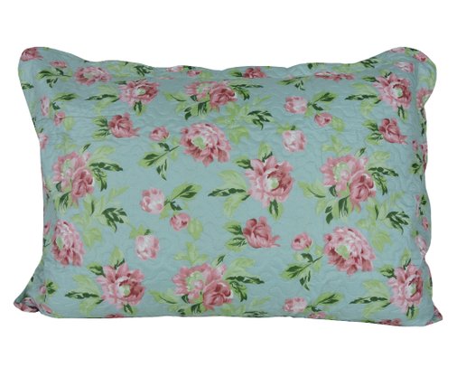 Porta Travesseiro Elegance Prints Estampado Floral Habitat Verde