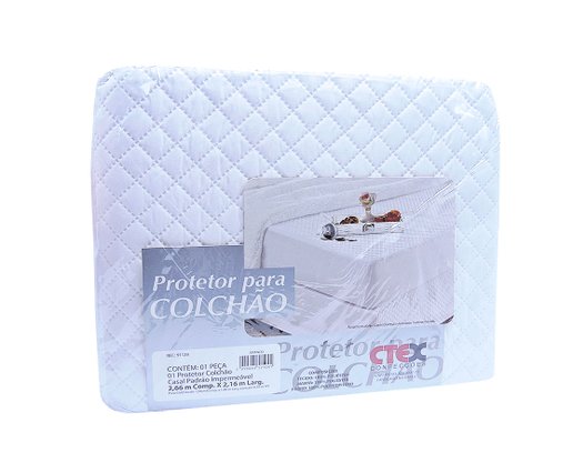 Protetor De Colchão Casal Impermeável 91128 Fox Branco