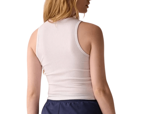 Regata Feminina Adulto Basic Canelada F12L00879 Fila Branco