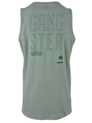 Regata Masculina Juvenil Com Estampa 33.04.0182 Gangster Verde Pastel
