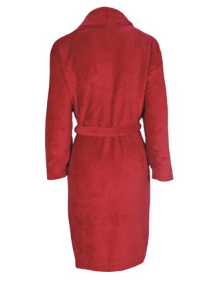 Roupão Unissex Adulto Microfibra Attuale Cortex Vermelho