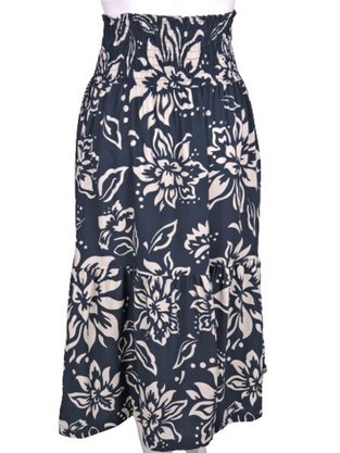 Saia Midi em Viscose Feminina Adulto 1.703421 Lecimar Marinho