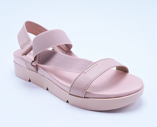 Sandália Feminina Adulto Flat 8387.505 Beira Rio Rosa e Rosa