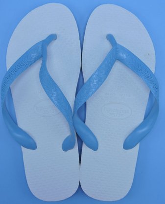 Chinelo Unissex Adulto Tradicional Havaianas Azul Claro