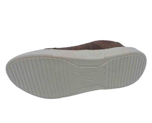 Sapatênis Calce Fácil Masculino Adulto 9116 Confort Way Caramelo