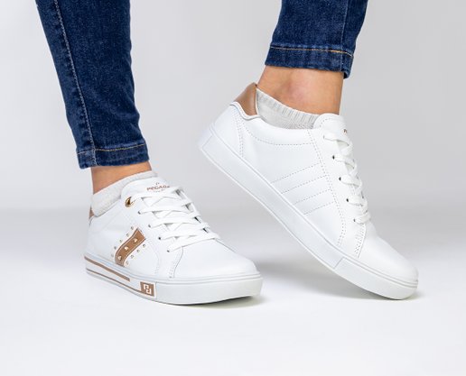 Sapatênis Feminino Adulto 210030 Pegada Branco