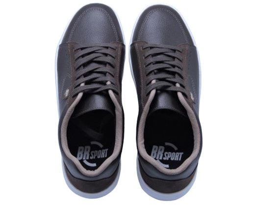 Sapatênis Masculino Adulto Em Napa 2274.107 BRSport Café