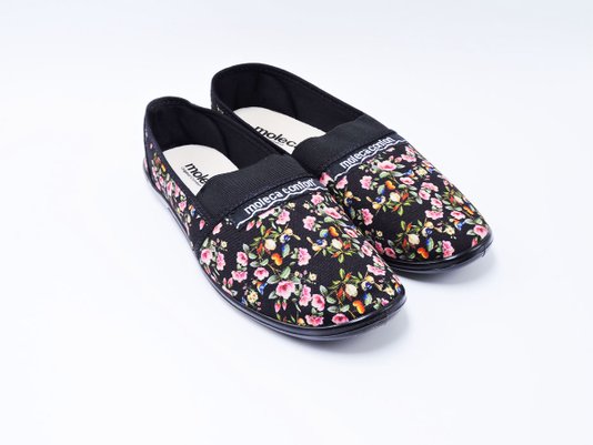 Sapatilha Feminina Adulto 520.59 Moleca Multi Preto