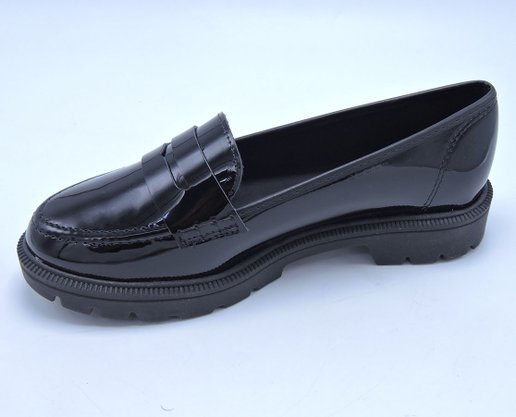 Sapato Mocassim Casual Feminino Adulto Verniz Premium 4283.115 Beira Rio Preto