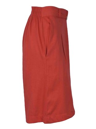 Shorts Em Viscolinho Pequiá Feminino Adulto 1.703416 Lecimar Coral