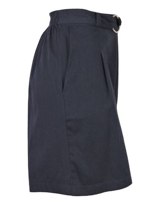 Shorts Em Viscolinho Pequiá Feminino Adulto 1.703416 Lecimar Preto