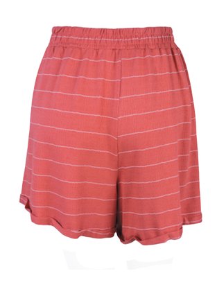 Shorts Feminino Adulto Detalhe Dobra V513M Vila Flor Vermelho