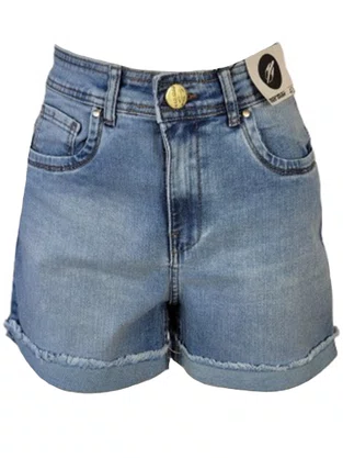 Shorts Jeans Feminino Levanta Bumbum 76190 Mormaii Jeans Claro
