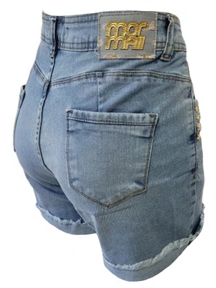 Shorts Jeans Feminino Levanta Bumbum 76190 Mormaii Jeans Claro