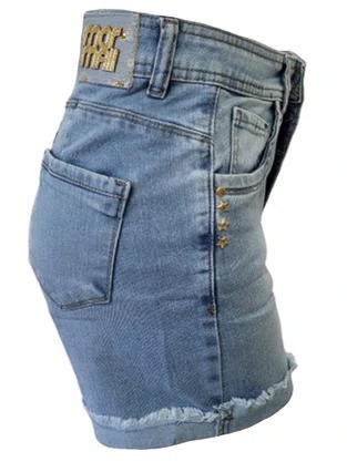 Shorts Jeans Feminino Levanta Bumbum 76190 Mormaii Jeans Claro