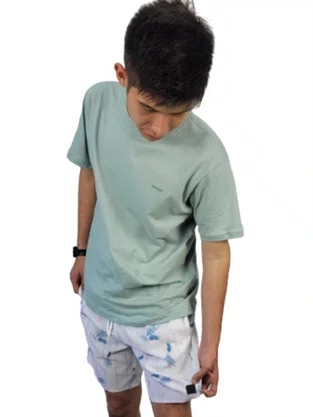 Shorts Masculino De Microfibra Estampado 68.10.0626 Gangster Branco