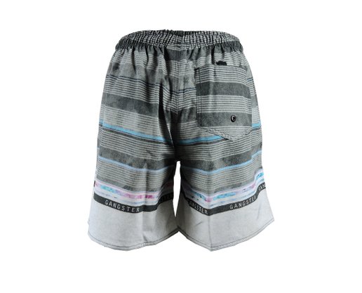 Shorts Masculino Adulto Microfibra Detalhe Listras 68.10.0135 Gangster Cinza