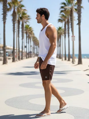Shorts Masculino Volley 30552 Fatal Marrom