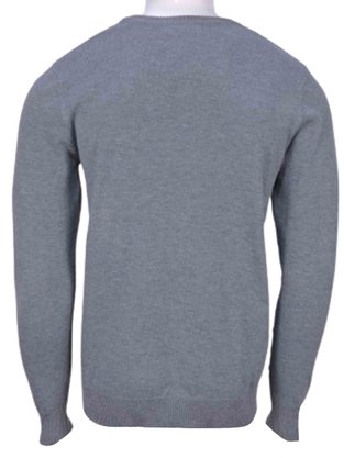 Suéter Masculino Adulto Liso ST-02 Cold Land Chumbo