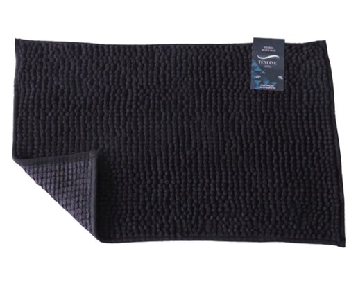 Tapete De Bolinha Para Banheiro Antiderrapante 38X58CM BATH4060 Texfine Preto