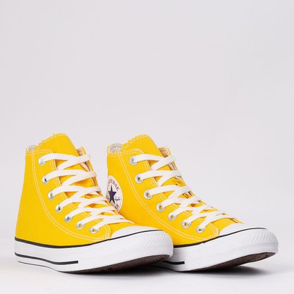 Tênis Feminino Adulto All Star Chuck Taylor CT04190034 Amarelo Vivo